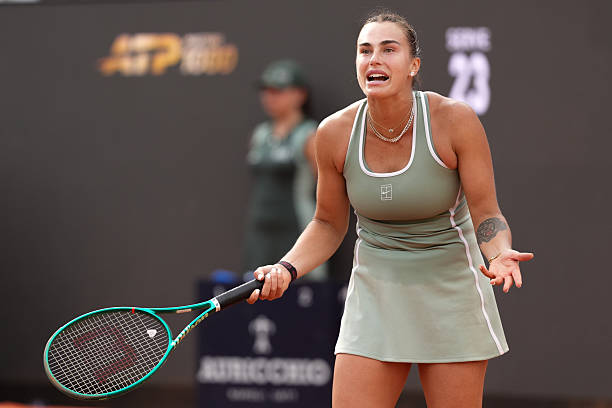 Aryna Sabalenka during the WTA Rome 2026.