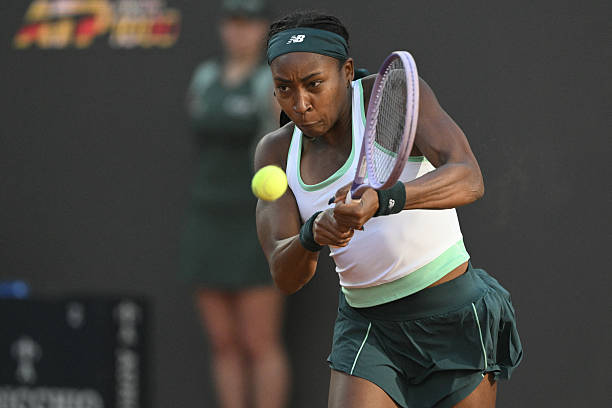 Coco Gauff during the WTA Roma 2026.
