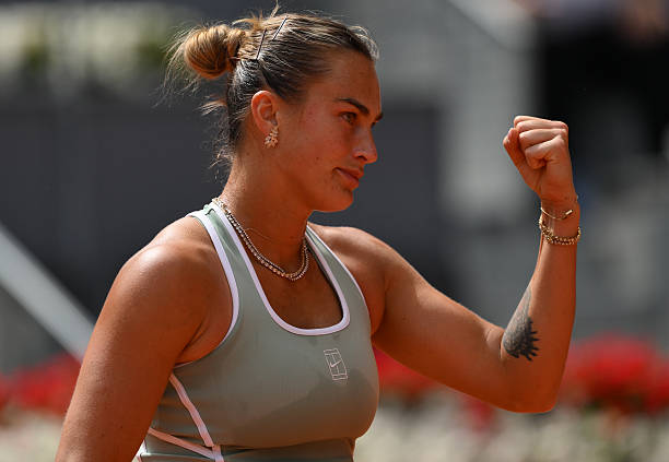Aryna Sabalenka during the Mutua Madrid Open 2026.