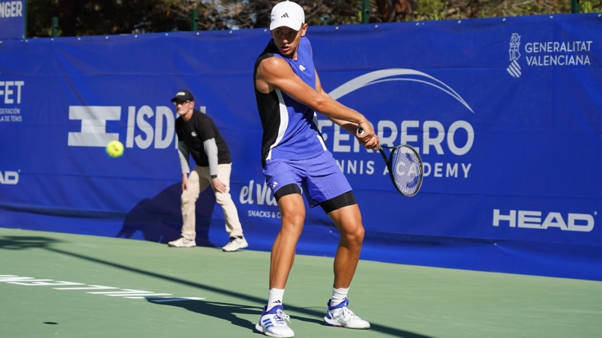 Justin Engel, durante el Challenger de Villena.