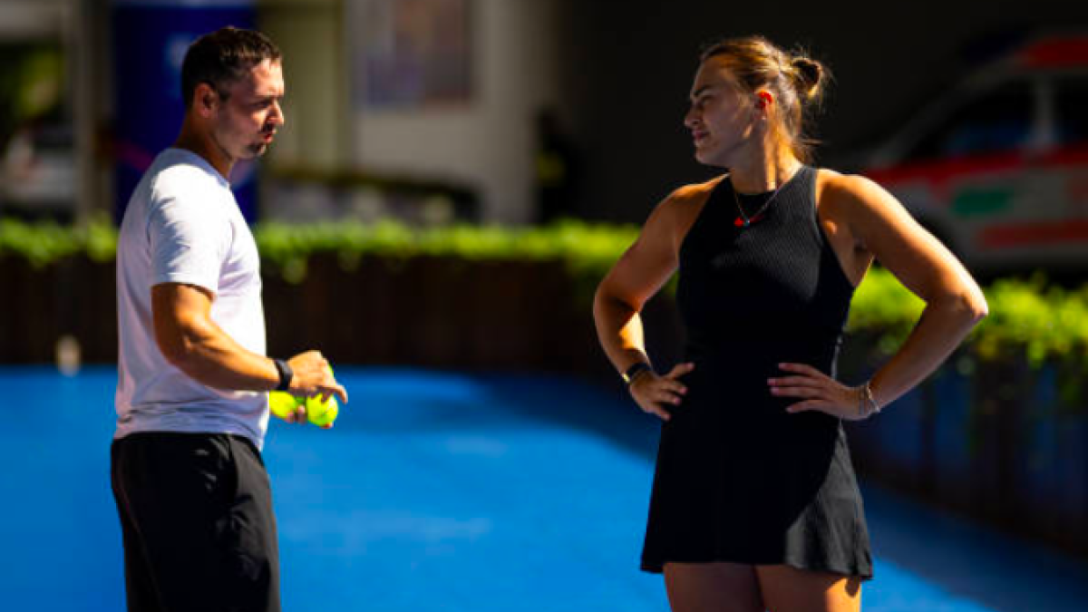 Anton Dubrov explica la evolución de Aryna Sabalenka en 2024. Fuente: Getty