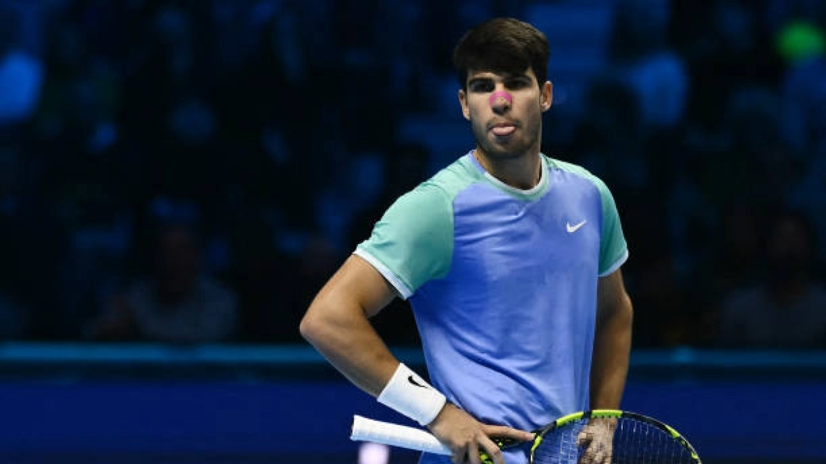 Carlos Alcaraz pierde con Zverev en ATP Finals 2024. Foto: gettyimages