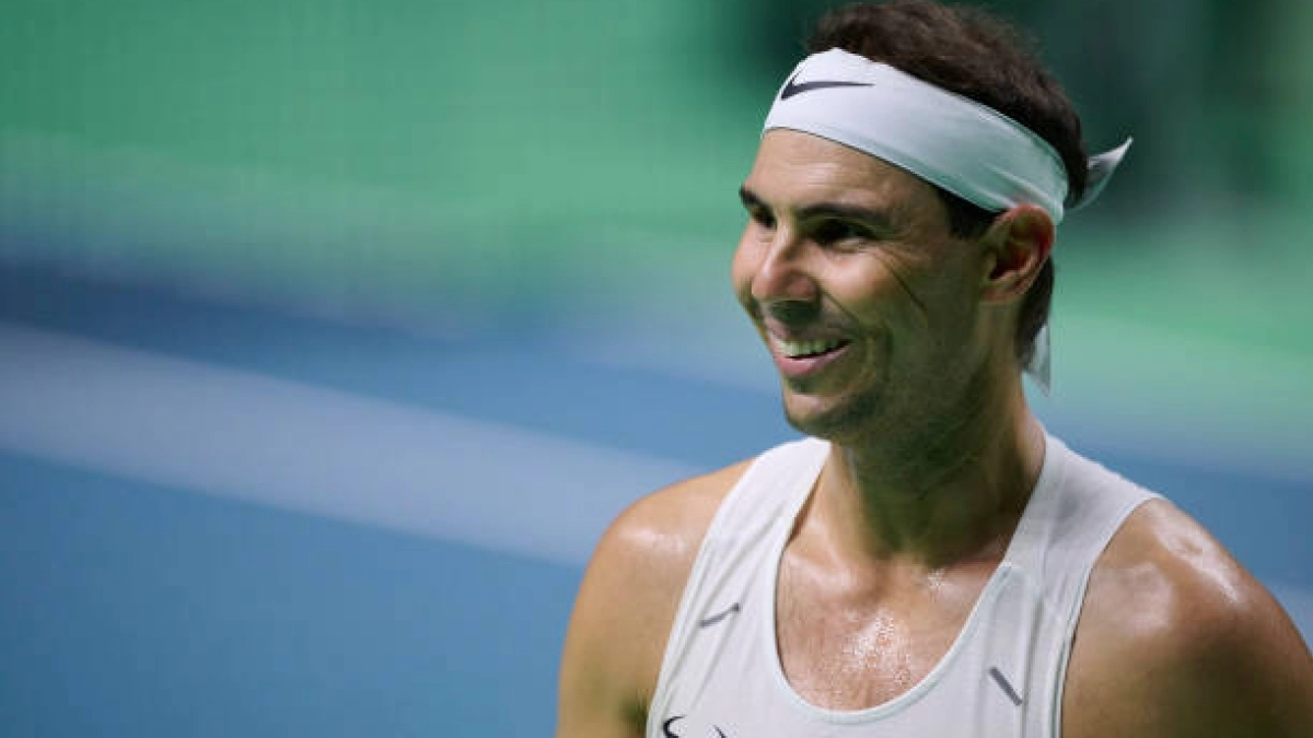 Rafa Nadal y el anuncio que Nike le dedica. Foto: Getty