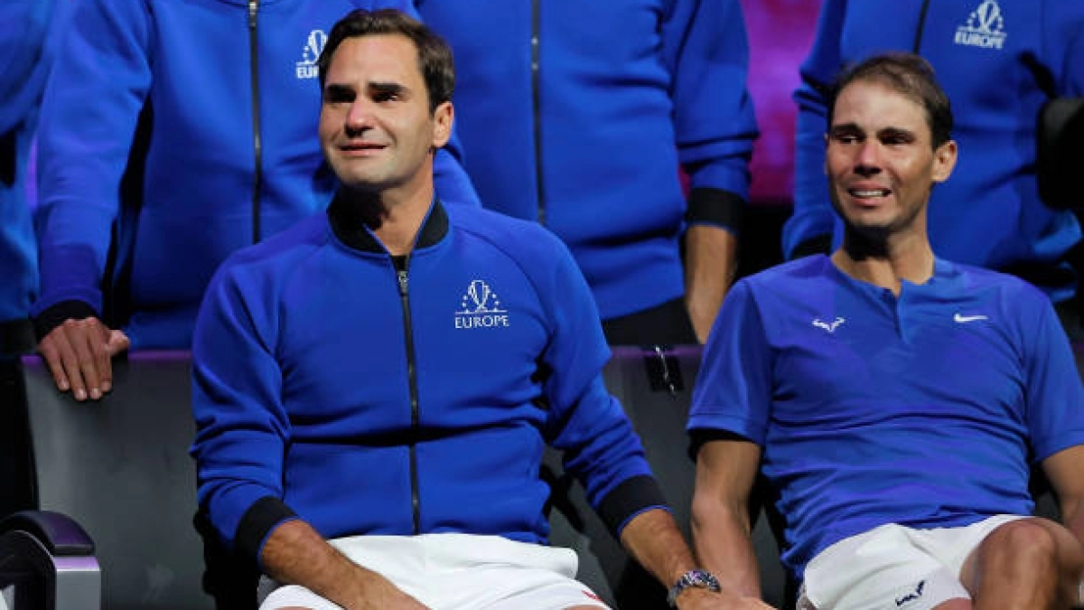 Roger Federer le dedica unas bonitas palabras a Rafa Nadal por su inminente retirada. Foto: Getty