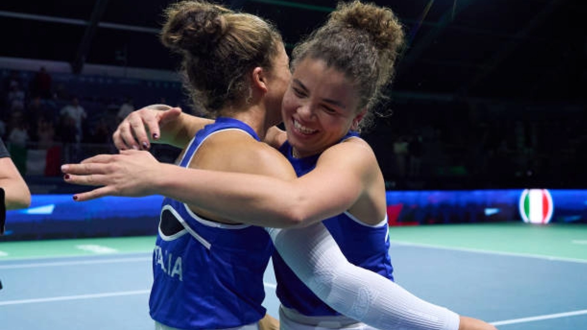 Sara Errani y Jasmine Paolini en la Billie Jean King Cup 2024. Foto: Getty