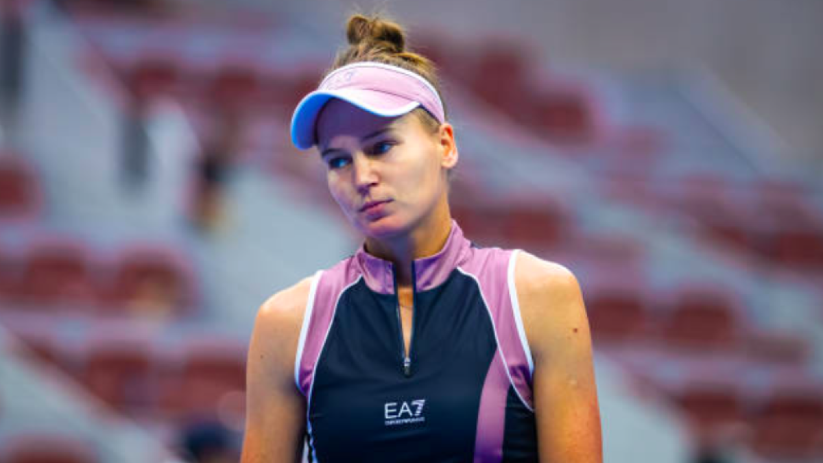 Veronika Kudermetova da los motivos de su mala temporada 2024. Fuente: Getty