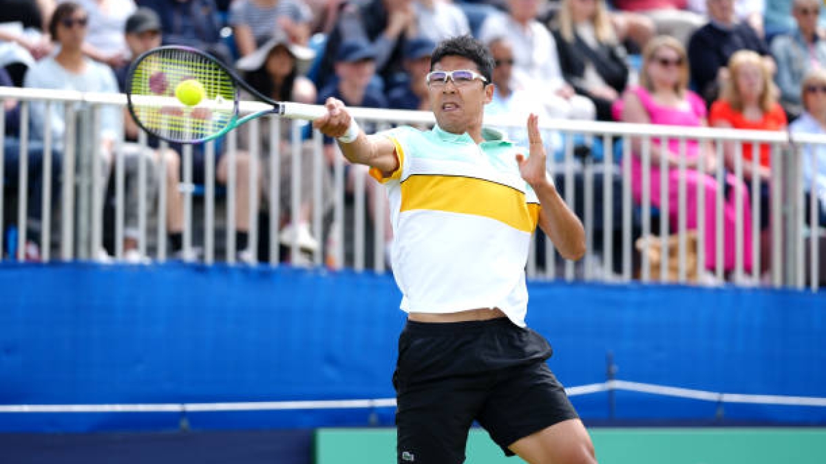 Hyeon Chung toca fondo. Foto: gettyimages