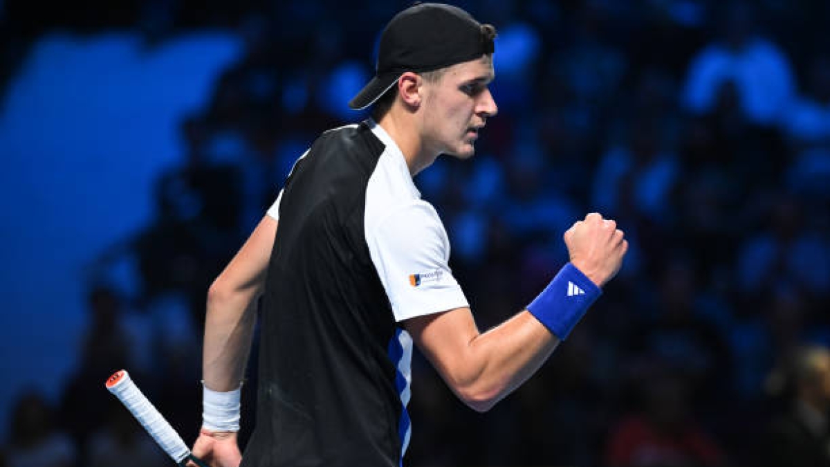 Jakub Mensik, protagonista de las Next Gen ATP Finals 2024. Foto: Getty