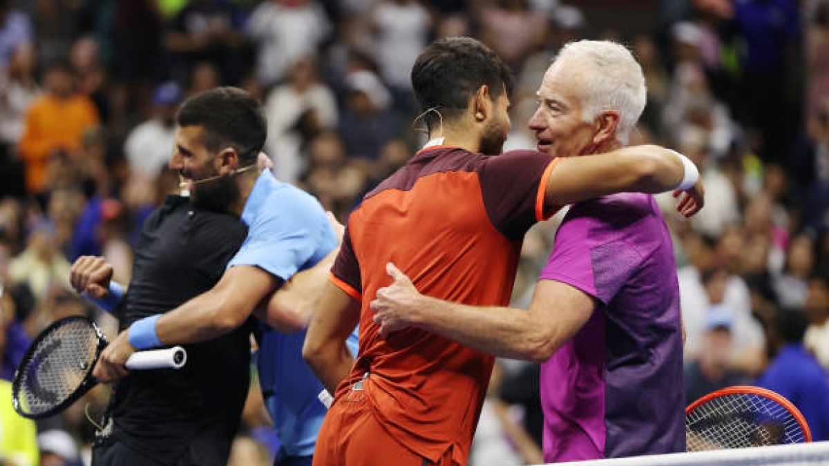 John McEnroe habla de Djokovic y Alcaraz. Foto: gettyimages