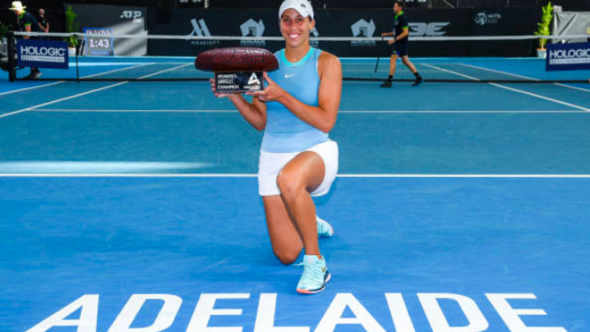 Madison Keys, champion at Adelaide 2025. Source: Getty