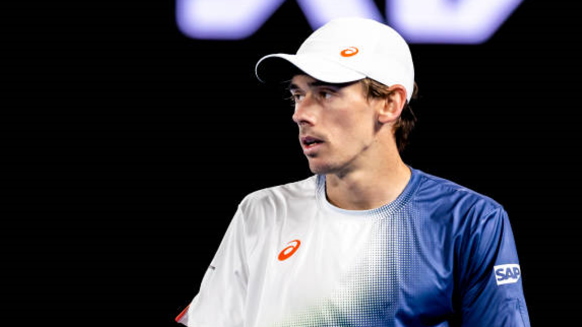 Alex de Minaur at the Australian Open 2025. Photo: Getty