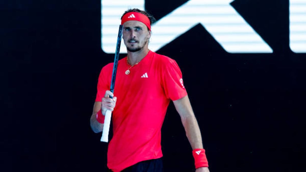 Alexander Zverev, decidido a ganar el Open de Australia 2025. Foto: gettyimages