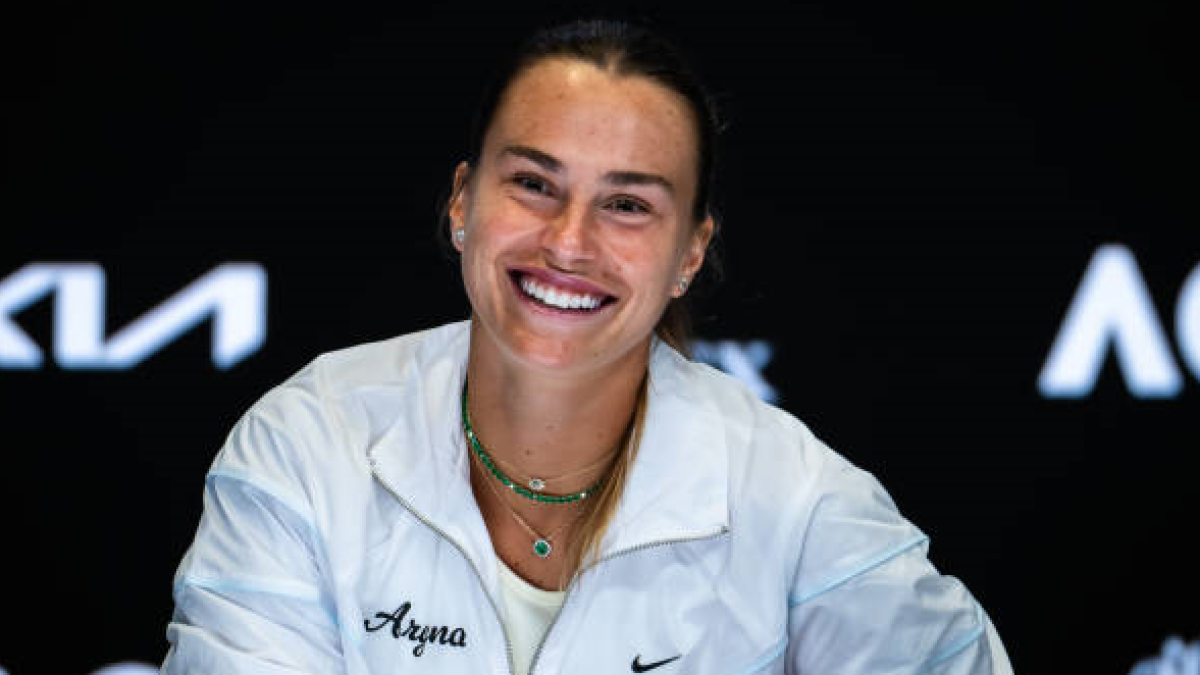 Aryna Sabalenka en el Open de Australia 2025. Foto: getty