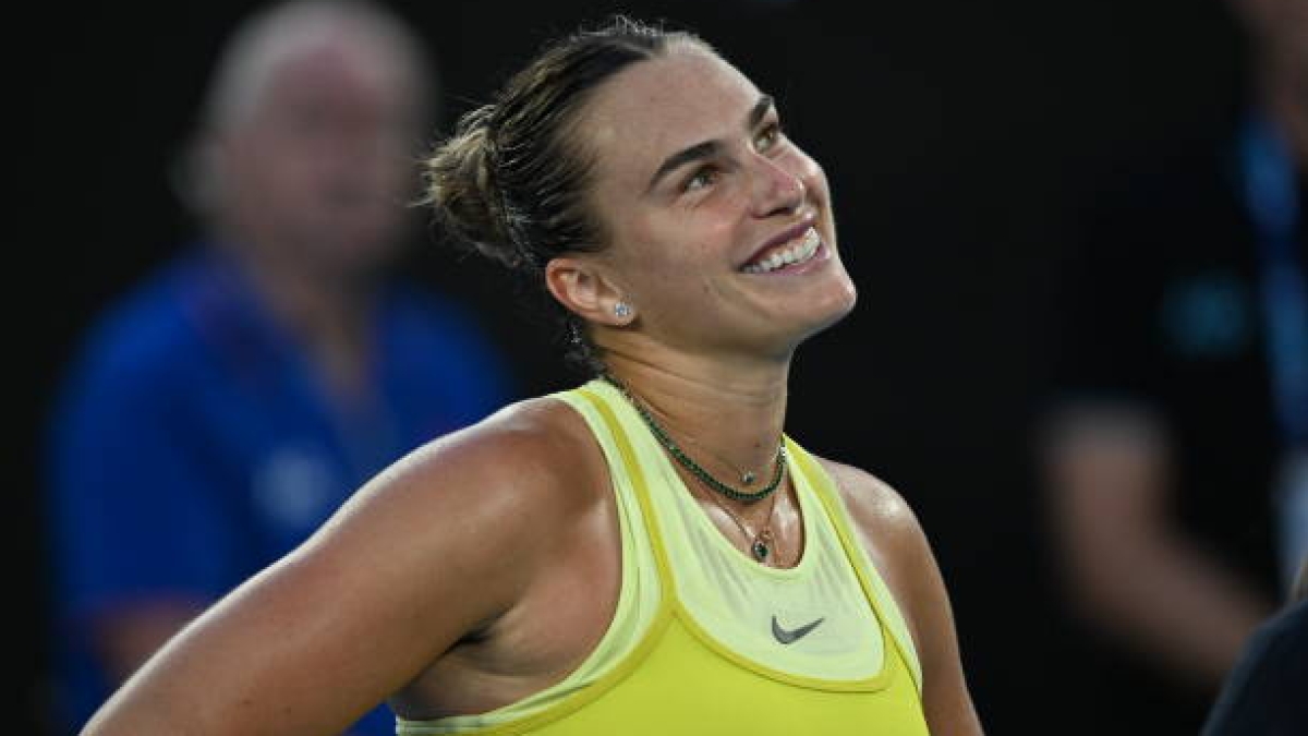 Aryna Sabalenka en el Open de Australia 2025. Foto: Getty