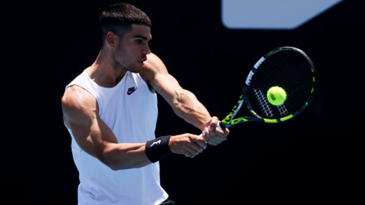 Ya se sabe cuándo debutan Alcaraz, Sinner y Djokovic en el Open de Australia 2025. Foto: Getty