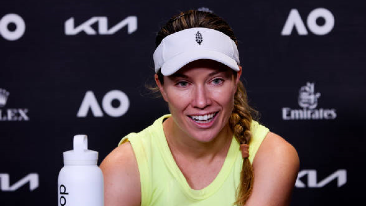 Danielle Collins at the Australian Open 2025. Photo: Getty