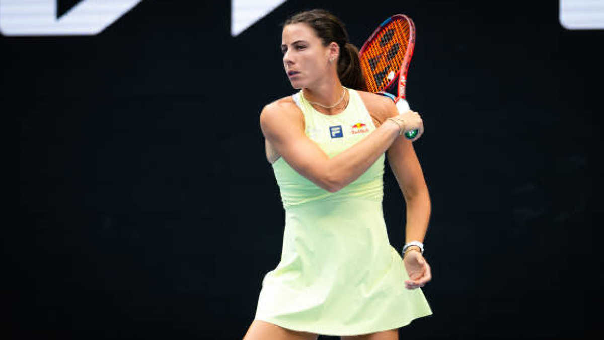 Emma Navarro en el Open de Australia 2025. Foto: getty