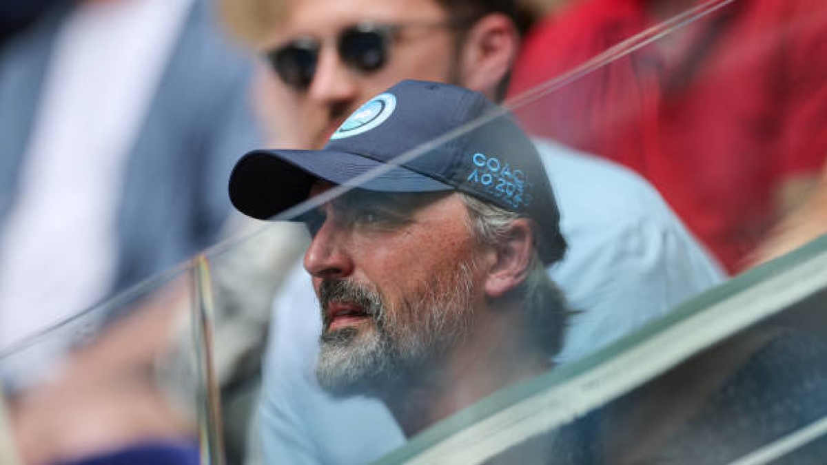 Goran Ivanisevic leaves Rybakina. Photo. gettyimages