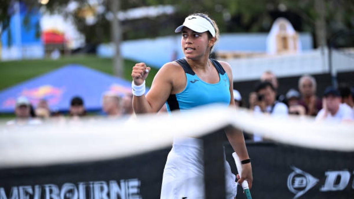 Jessica Bouzas en el Open de Australia 2025. Foto: Getty