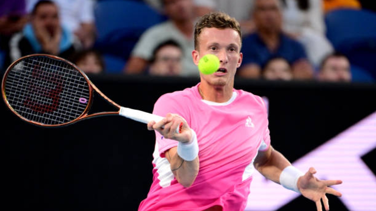 Jiri Lehecka, at the Australian Open 2025. Photo: gettyimages