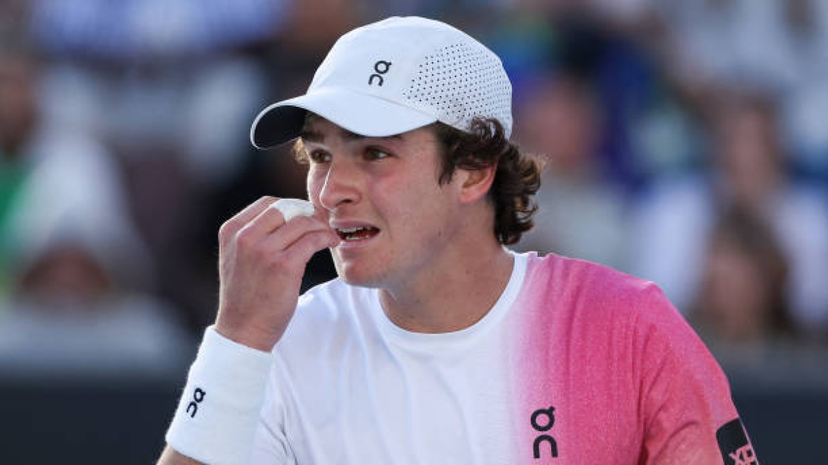 Joao Fonseca pierde con Sonego en Open de Australia 2025. Foto: gettyimages