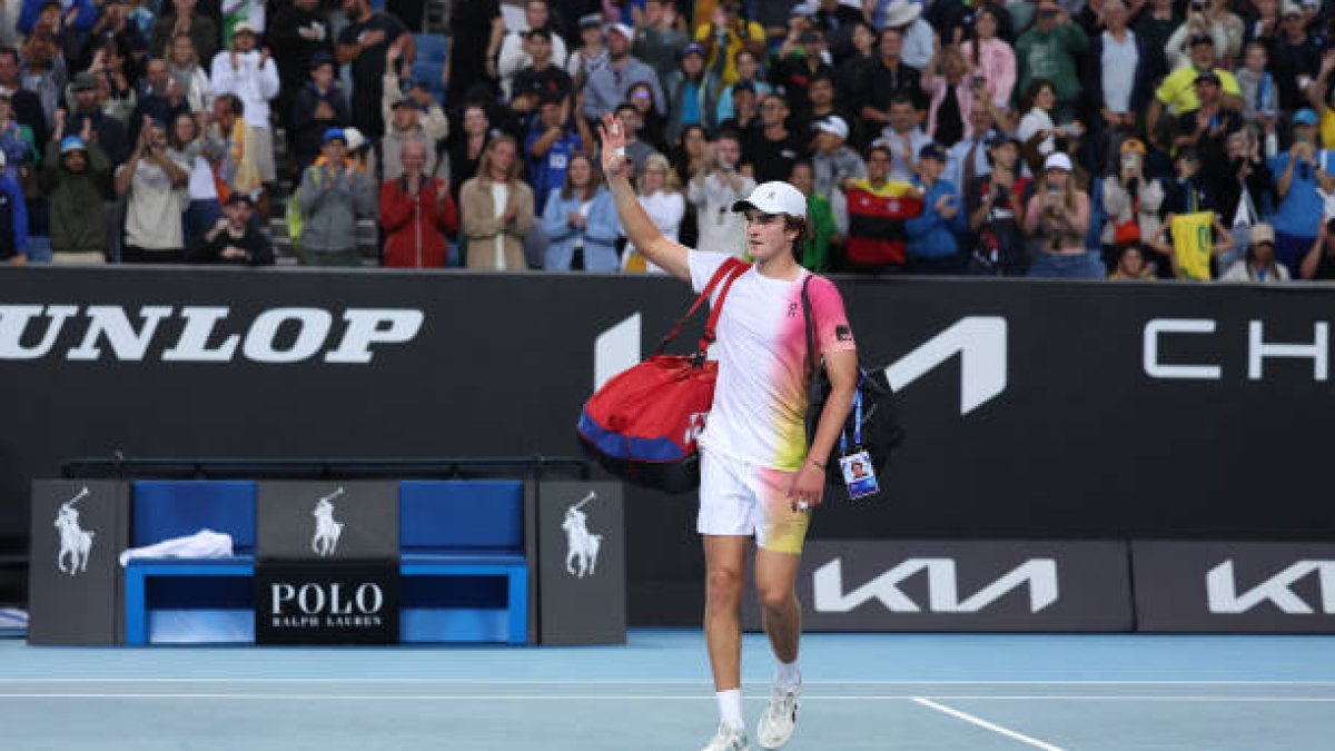 João Fonseca at the Australian Open 2025. Photo: Getty