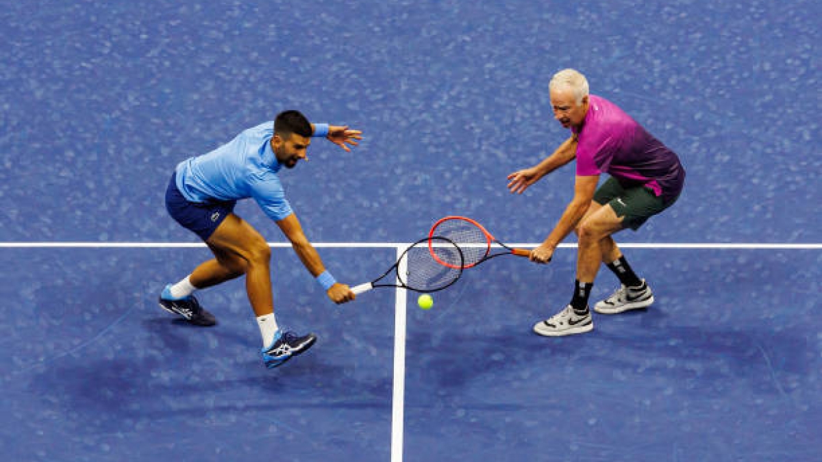 McEnroe talks about Djokovic's discomfort. Photo: gettyimages