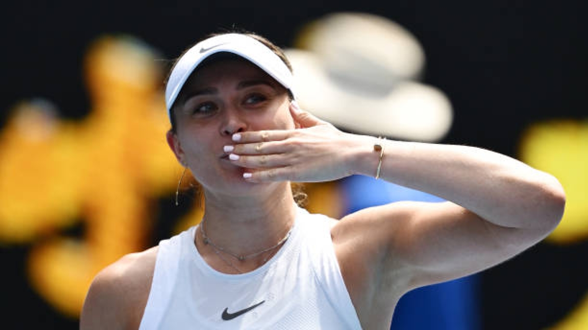 Paula Badosa, en cuartos de final Open de Australia 2025. Foto: gettyimages