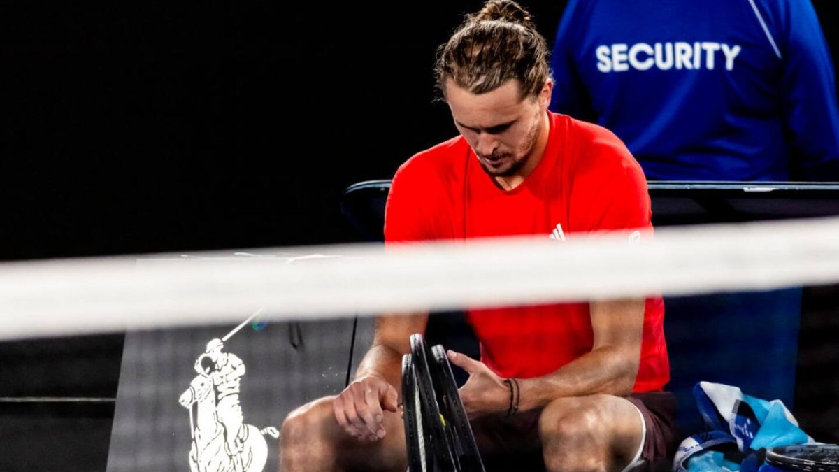 Zverev parece que ya ha arrojado la toalla. Foto: Getty