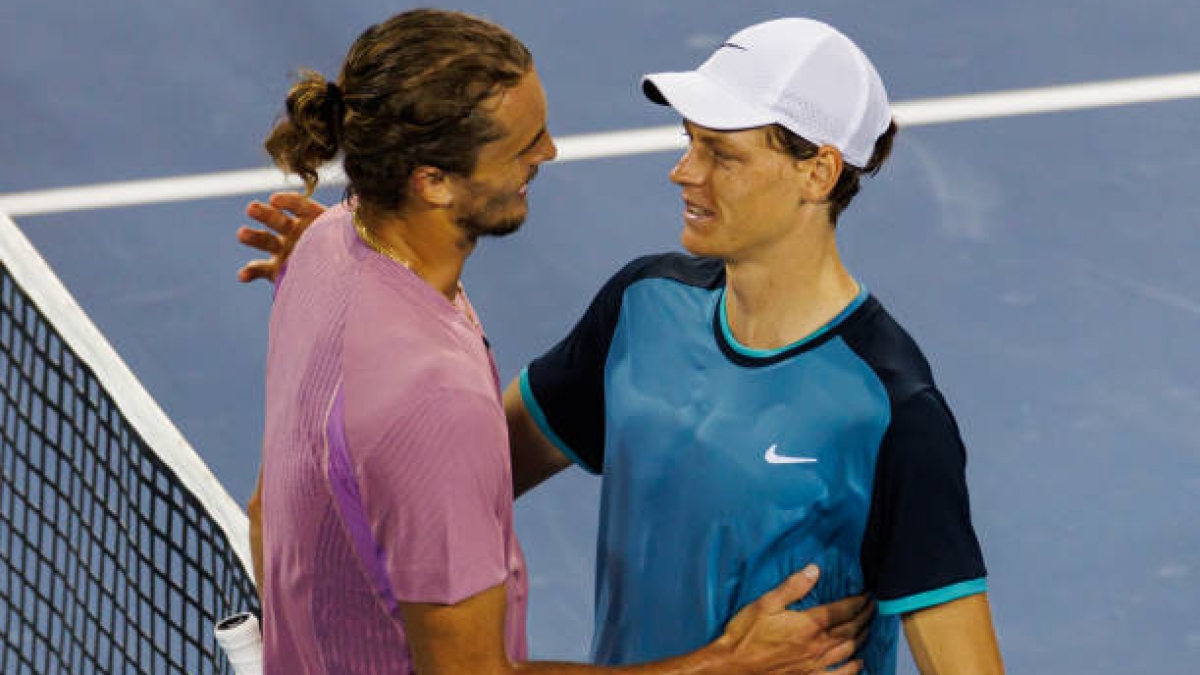 Zverev y Sinner, a un partido de la gloria. Fuente: Getty