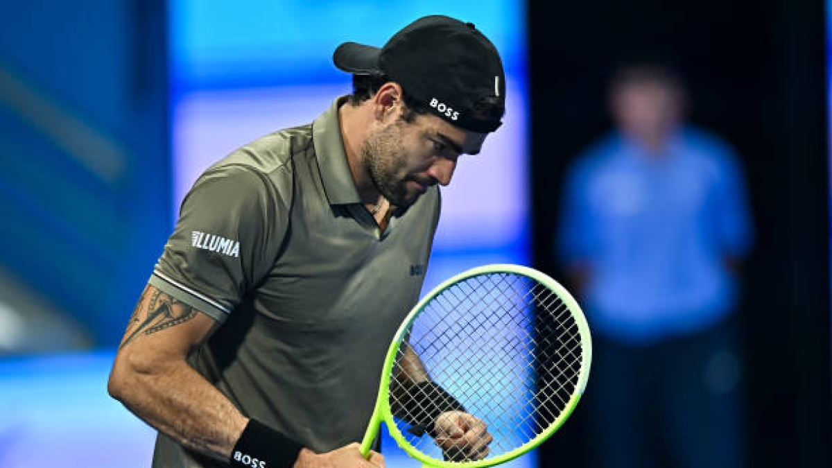 Matteo Berrettini, controversy over the balls. Photo: gettyimages.