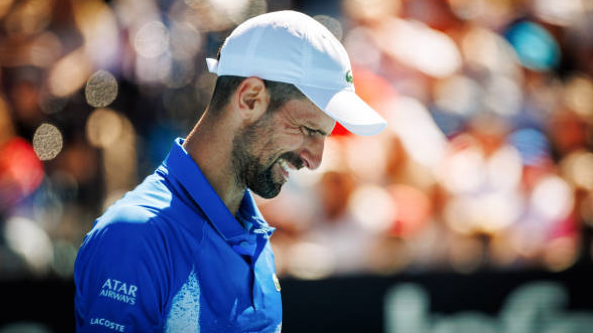 Novak Djokovic at the Australian Open 2025. Photo: Getty