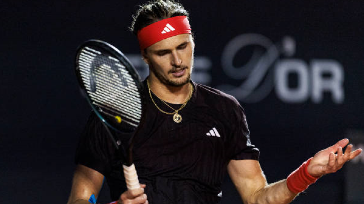 Alexander Zverev at the Rio Open 2025. Photo: Getty