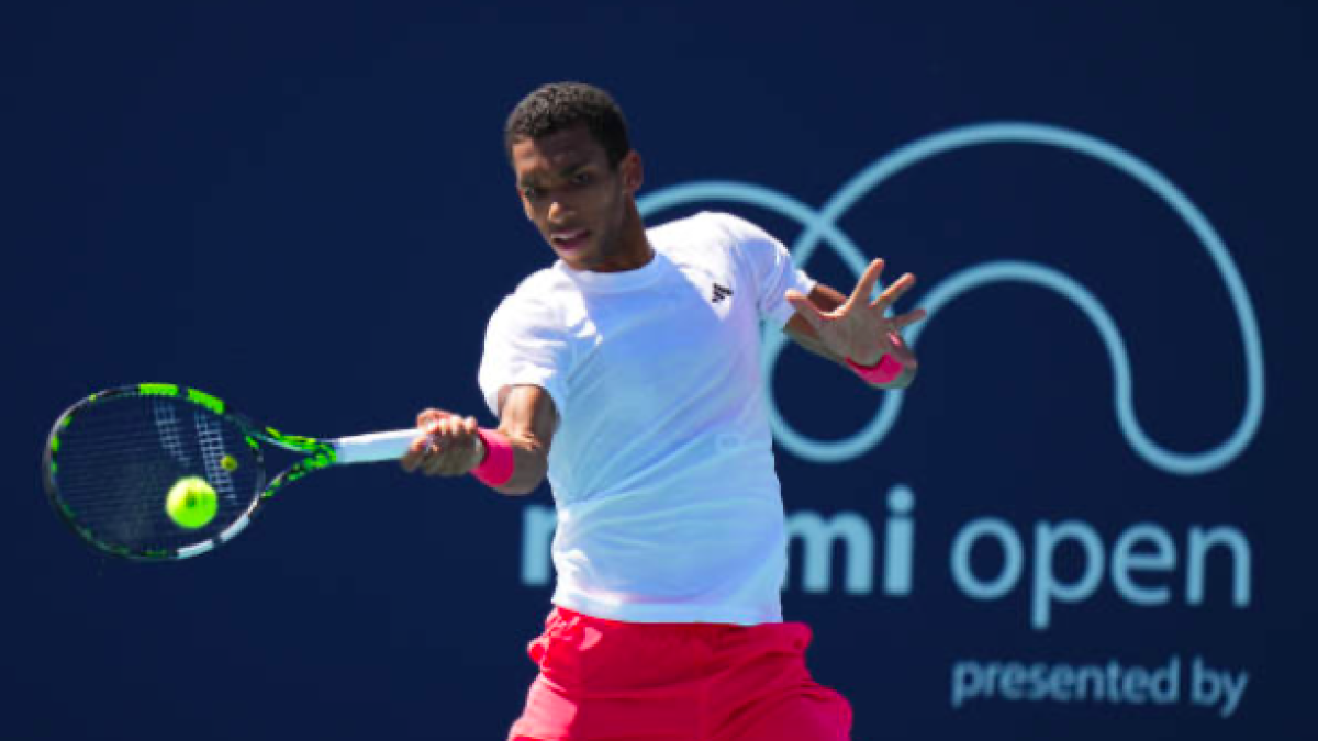 Auger-Aliassime ya gana en el Miami Open 2025. Fuente: Getty