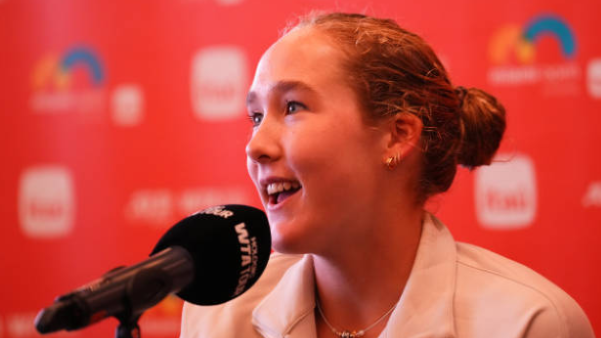 Andreeva and the support she received from the tennis players after her incredible debut in Madrid: "I can only mention one." Photo: Getty Images