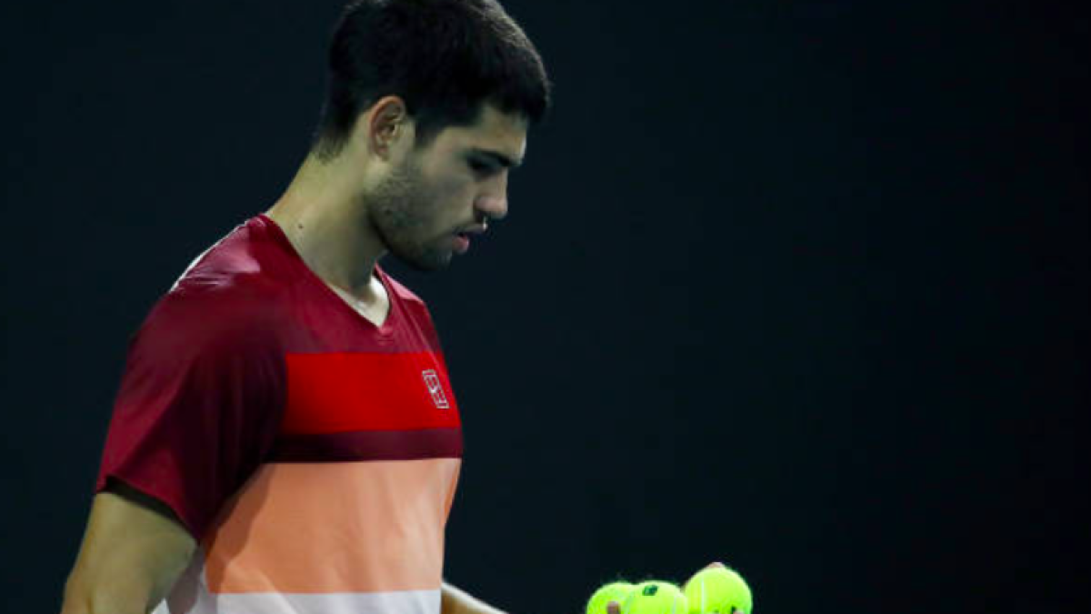 Carlos Alcaraz, eliminado del Miami Open. Fuente: Getty