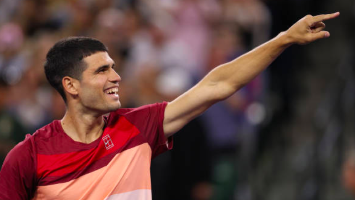 Carlos Alcaraz aims for the round of 16 at Indian Wells. Source: Getty