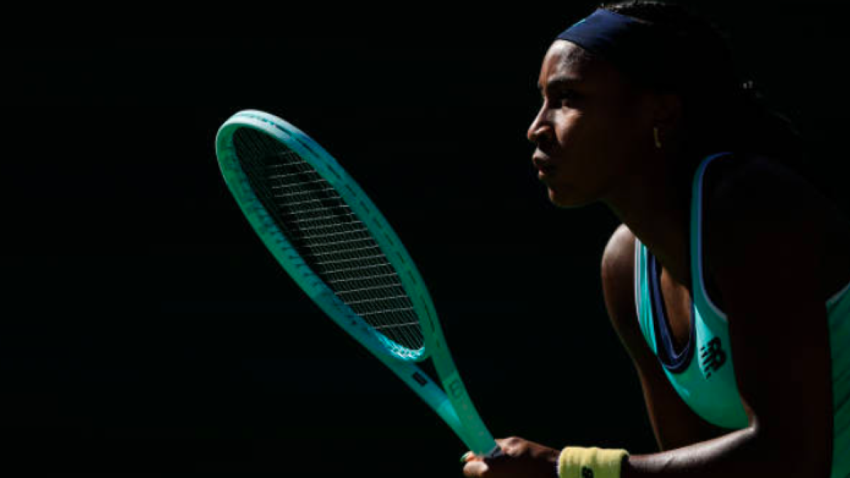 Cori Gauff salvó el debut en Indian Wells 2025. Fuente: Getty