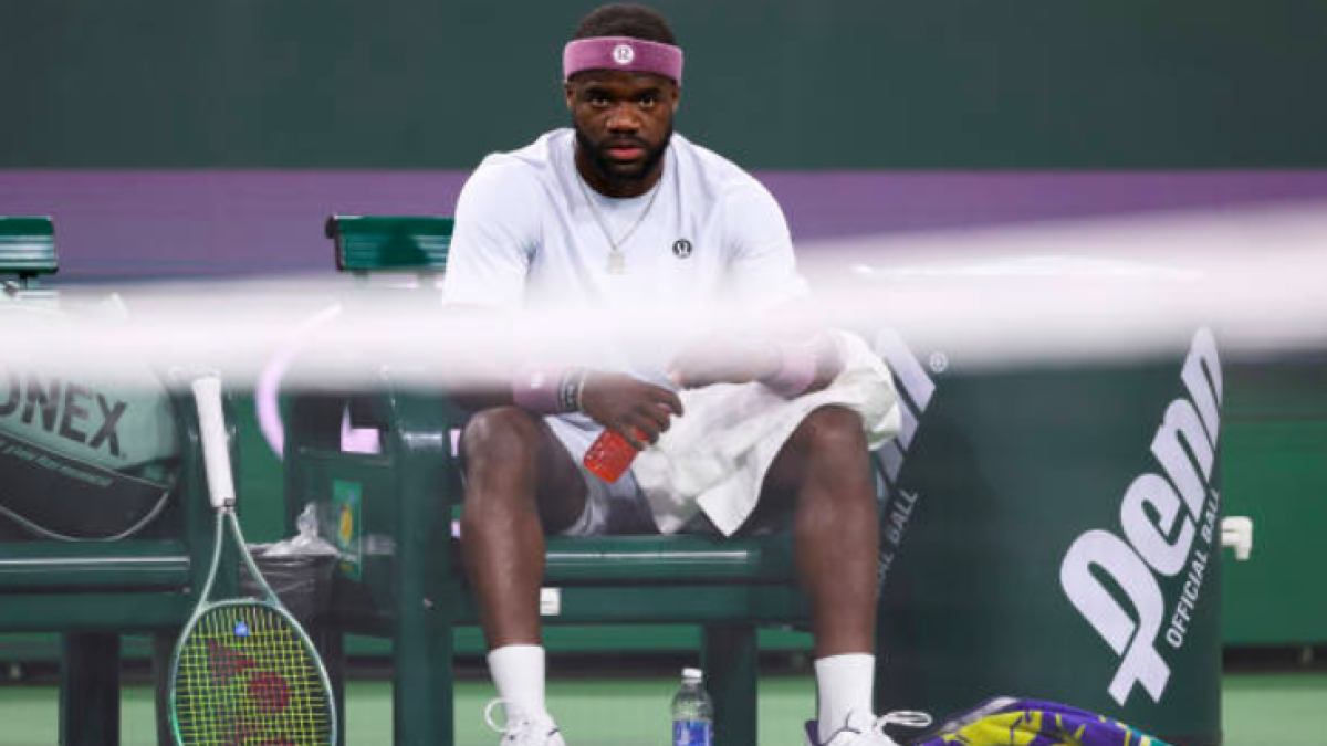 Frances Tiafoe, eliminado en Indian Wells 2025. Fuente: Getty