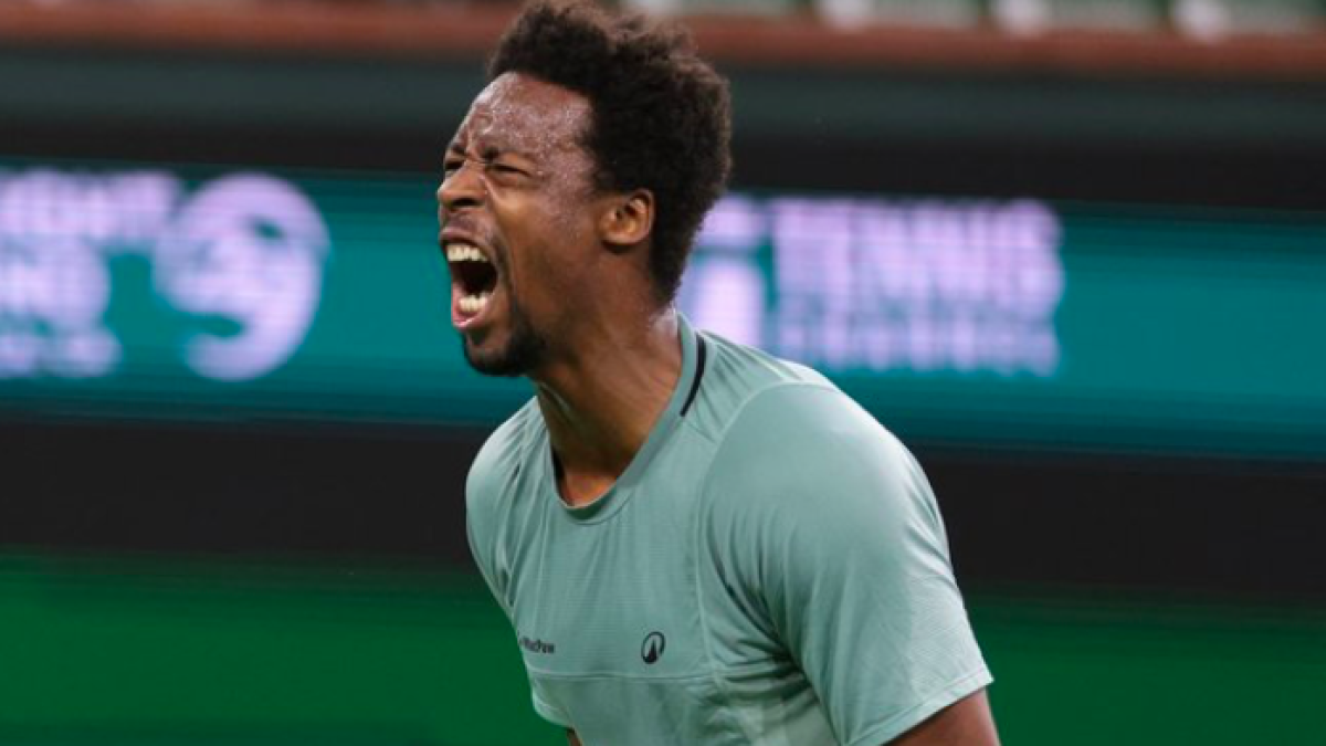 Gael Monfils beats Korda in Indian Wells 2025. Source: Getty