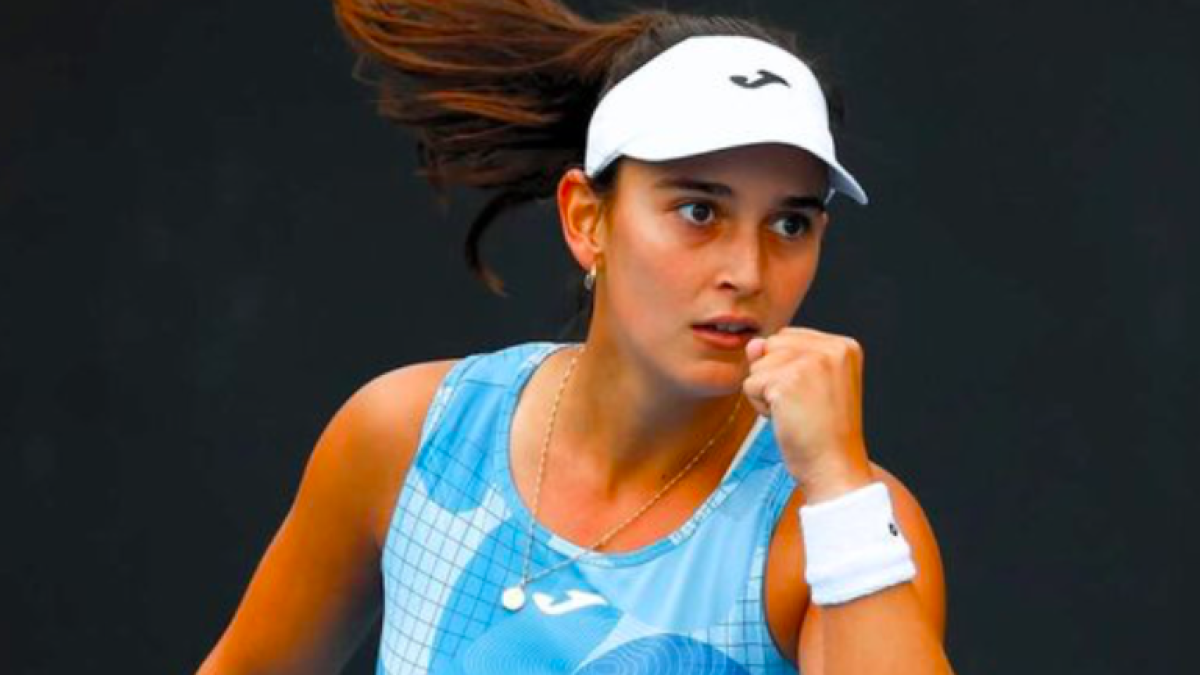 Leyre Romero, a por su primer título WTA. Fuente: RFET