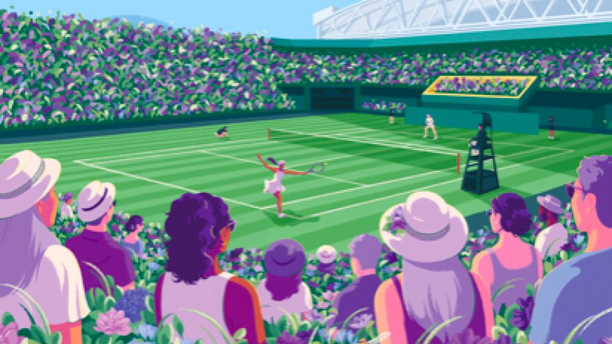 Póster oficial Wimbledon 2025. Fuente: Wimbledon