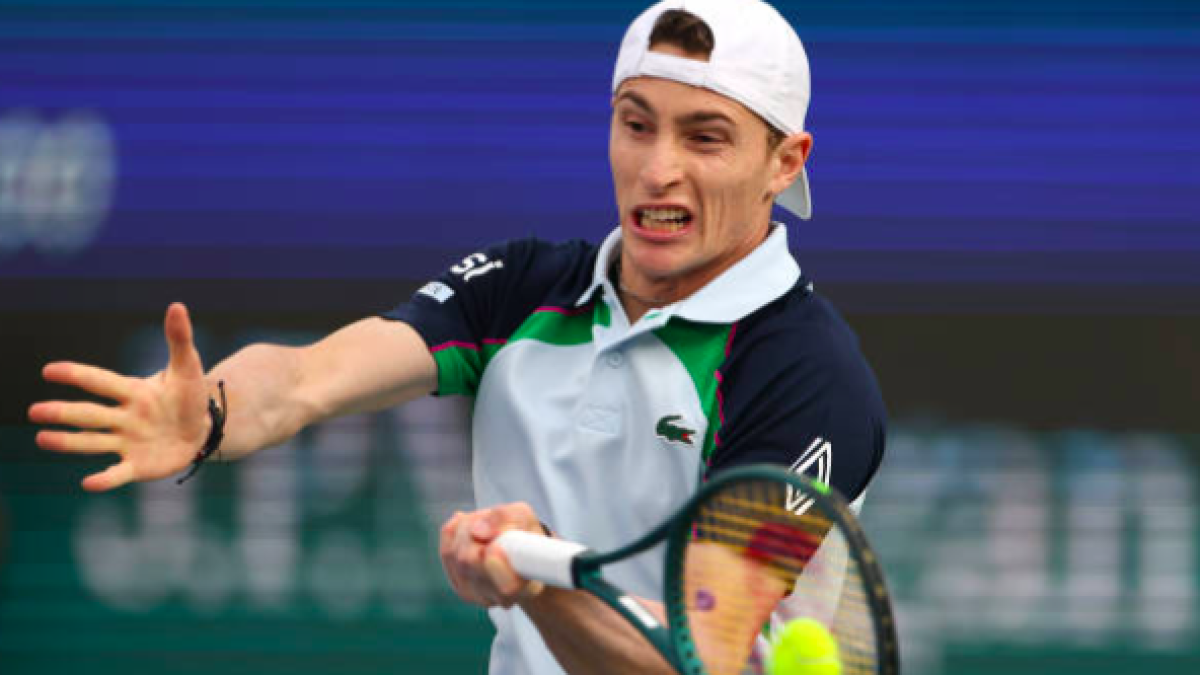 Ugo Humbert en Indian Wells 2025. Fuente: Getty