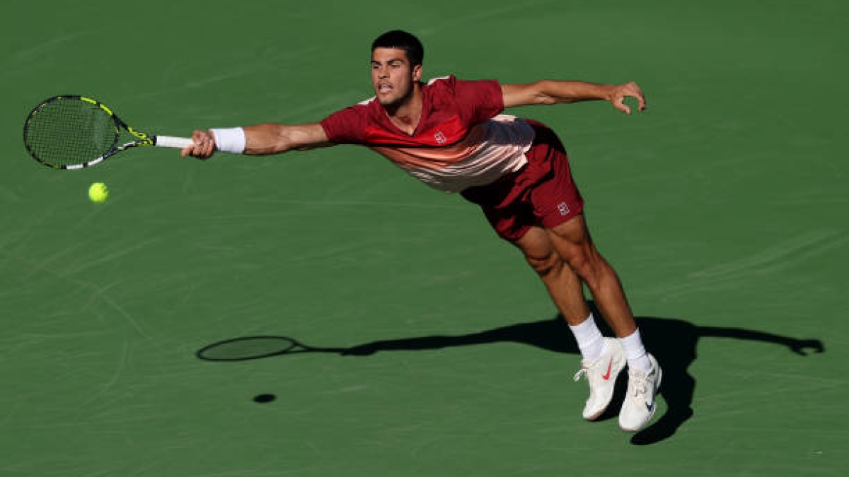 Carlos Alcaraz loses to Jack Draper at Indian Wells 2025. Photo: Getty Images