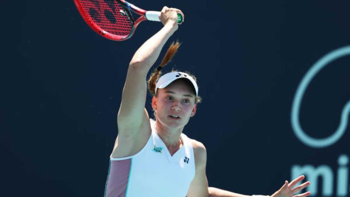 Rybakina protagoniza una preocupante derrota en el Miami Open 2025. Foto: Getty