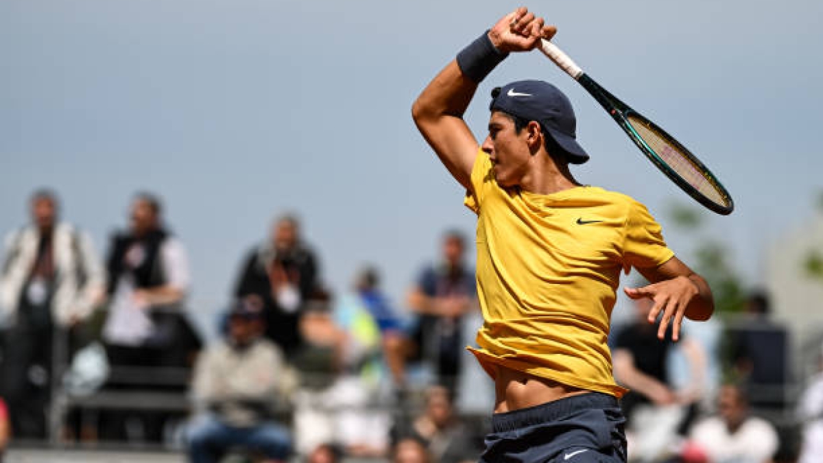 Federico Cinà y su conexión con Novak Djokovic: "Es el mejor". Foto: Getty