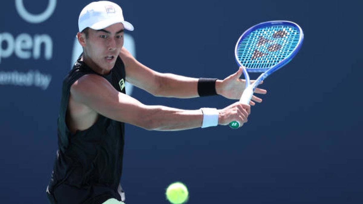 Rinky Hijikata, primer rival de Djokovic en Miami. Fuente: Getty