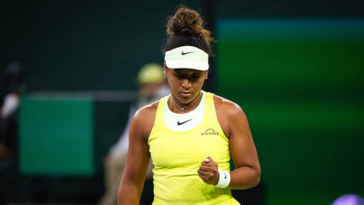 Naomi Osaka gana en su debut en Miami Open 2025. Foto: gettyimages