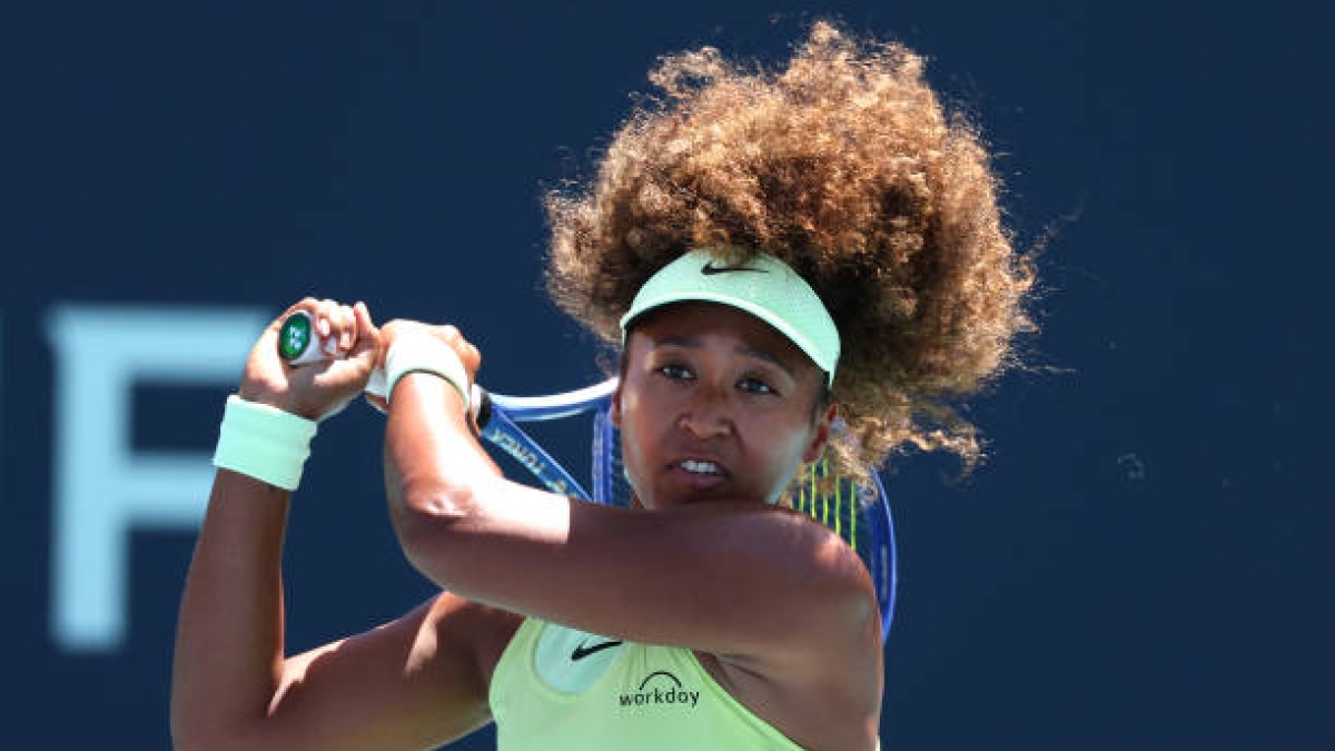 Naomi Osaka, reflections at Miami Open 2025. Photo: gettyimages.