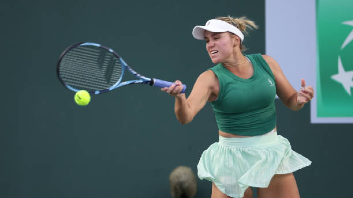 Sofia Kenin gana a Kvitova. Foto: gettyimages